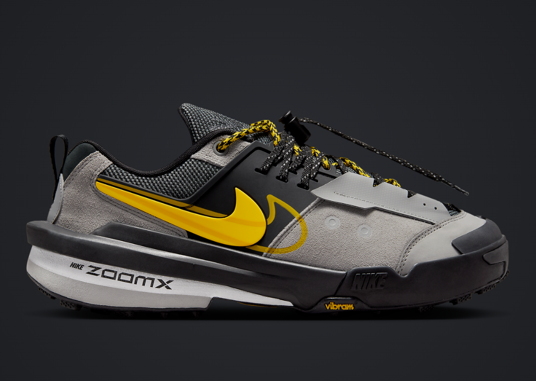 sacai x Nike Zegamadome SP Cream Black Yellow Lateral