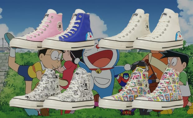 Converse All-Star Aged FP Hi Doraemon Off-White - 31315001 Converse All-Star Aged FP Hi Doraemon Off-White - 31315001