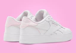 Juicy Couture x Reebok Court Advance Bold Heel Angle
