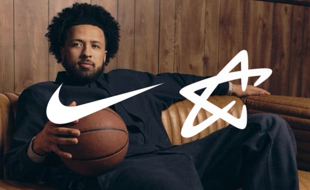 Cade Cunningham's Signature Logo and Nike Swoosh