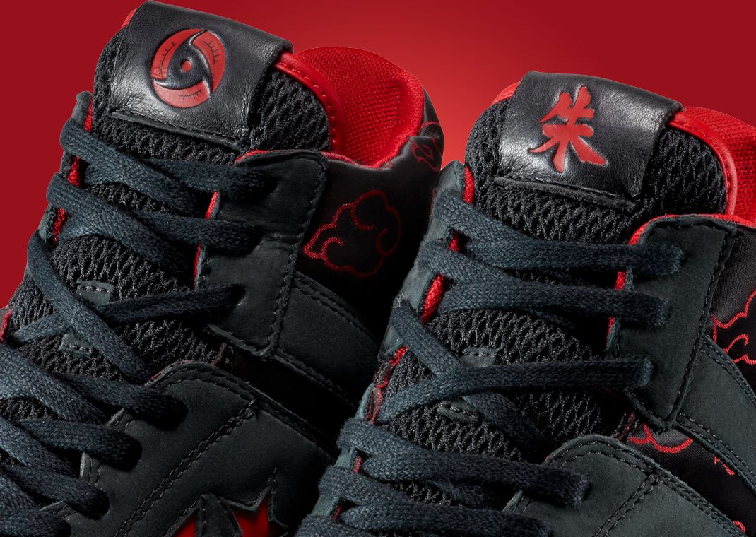 Naruto x Converse Weapon Itachi Tongue Detail