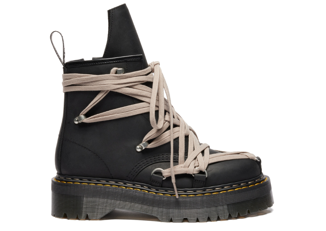 Rick Owens x Dr. Martens 1460 Megalace - Lateral