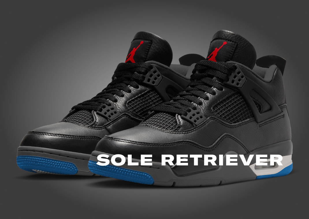 Air Jordan 4 Retro Black Deep Royal Blue