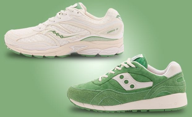 END. x Saucony Extend an Olive Branch with New Collab Pack