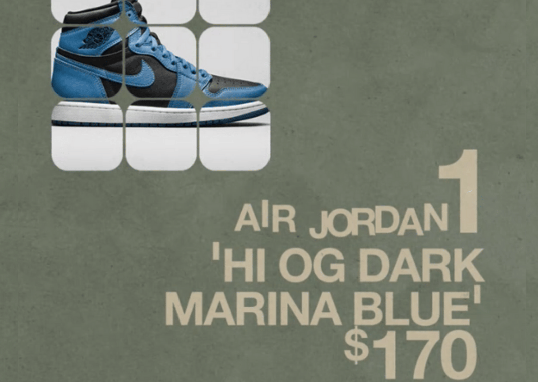 Air Jordan 1 Retro High OG "Dark Marina Blue"