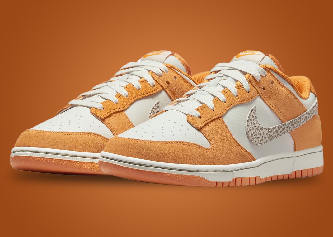 Nike Dunk Low Safari Swoosh "Kumquat"