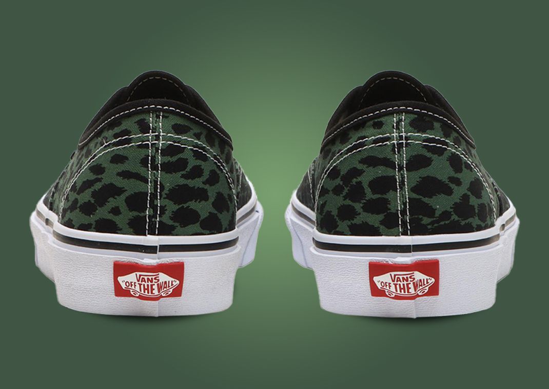 Wacko Maria x Vans V44 Authentic Leopard Green Back