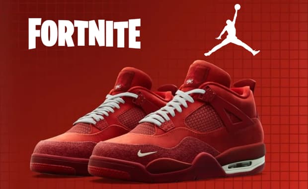 Nigel Sylvester x Air Jordan 4 Brick by Brick in Fortnite