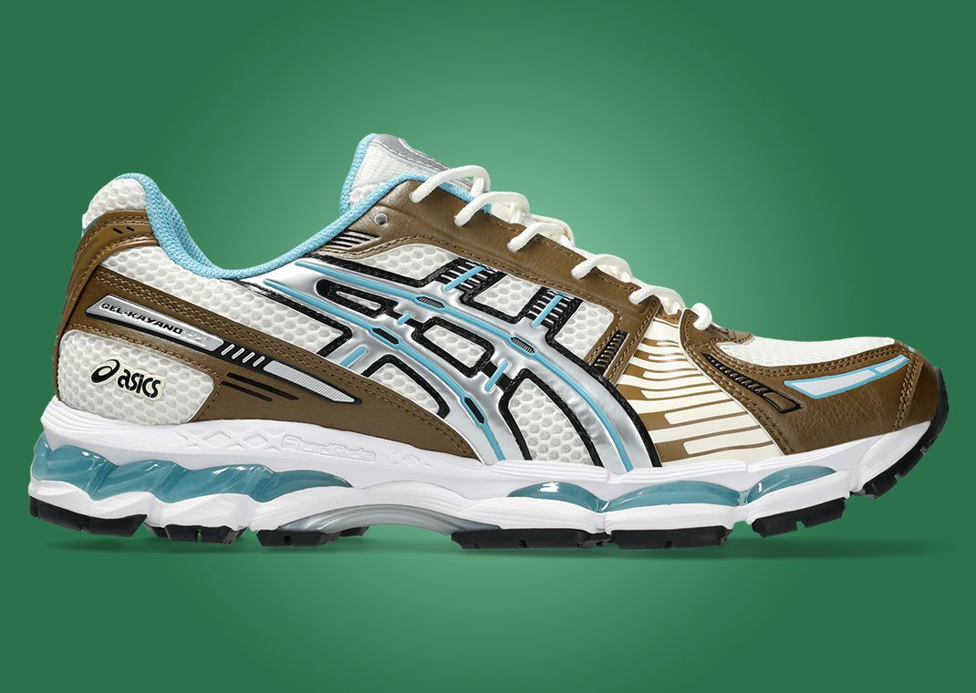 Asics Gel-Kayano 12.1 Brown Blue Lateral