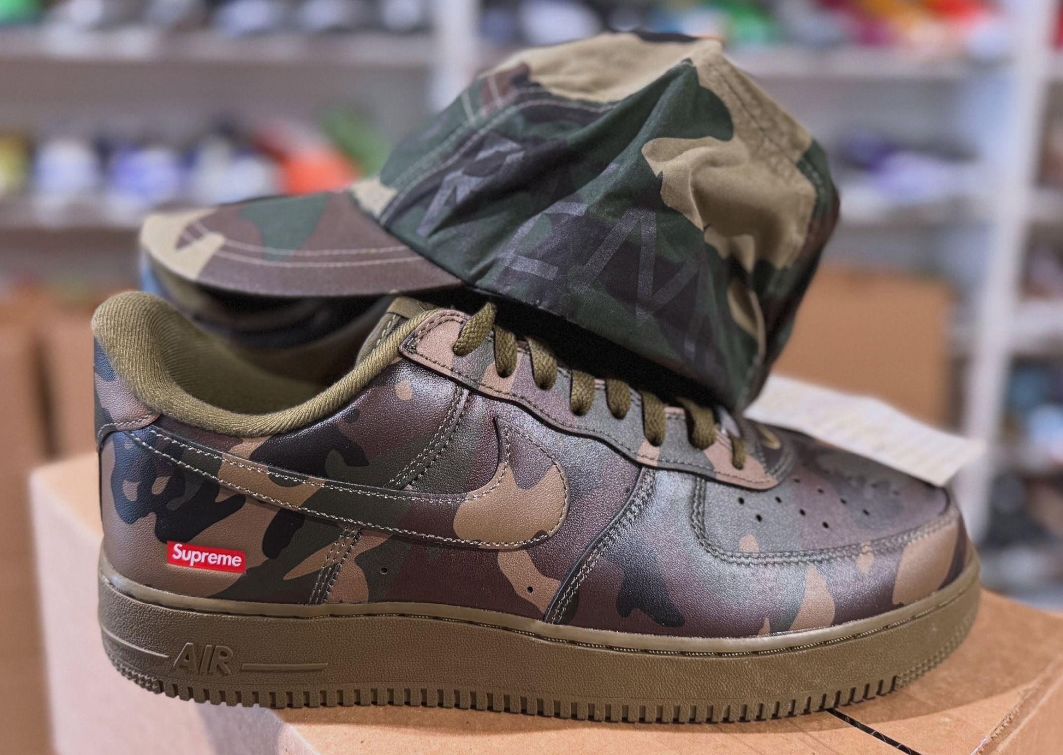 Supreme x Nike Air Force 1 Low Camo
