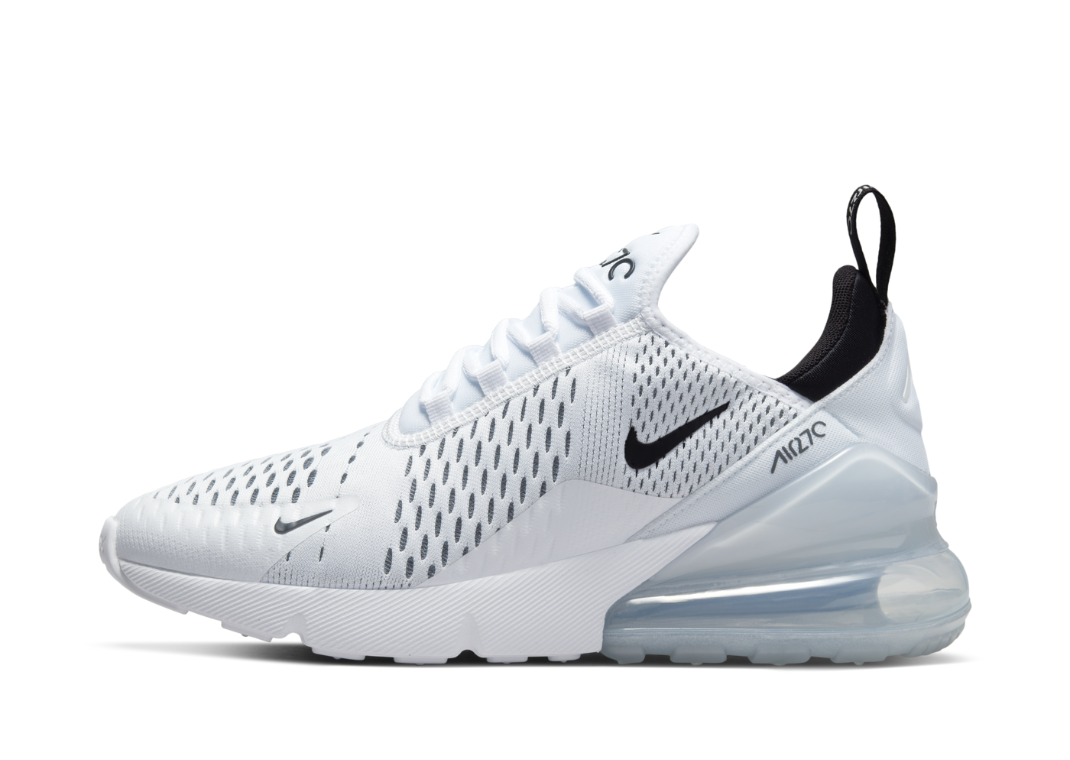 Nike Air Max 270 White Black (W) Lateral