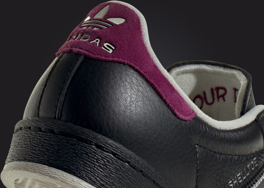 Teenage Mutant Ninja Turtles x adidas Superstar Shredder Heel Detail