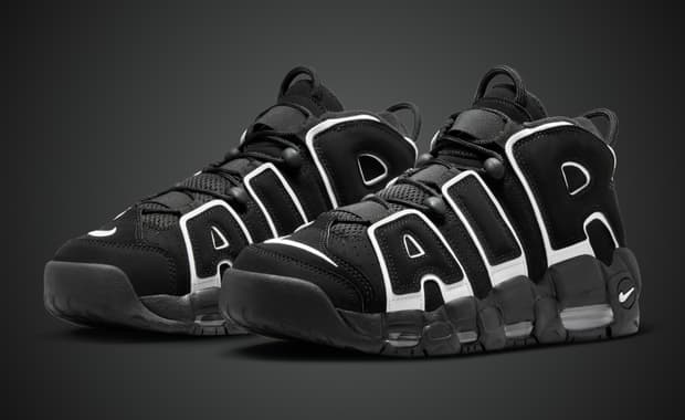 Nike Air More Uptempo Black White