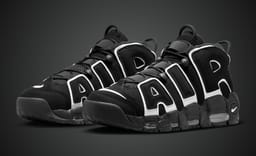 Nike's Air More Uptempo Black White is Making a Comeback