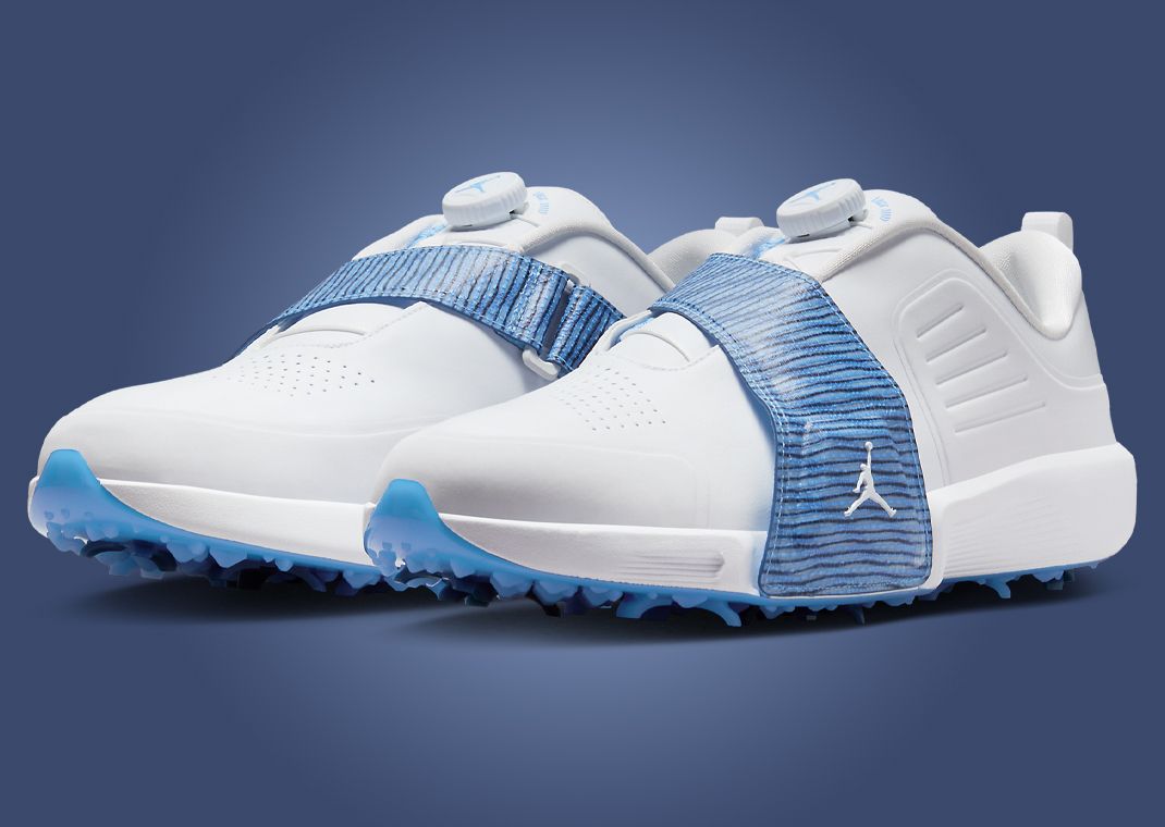 Jordan Air Rev White University Blue Angle