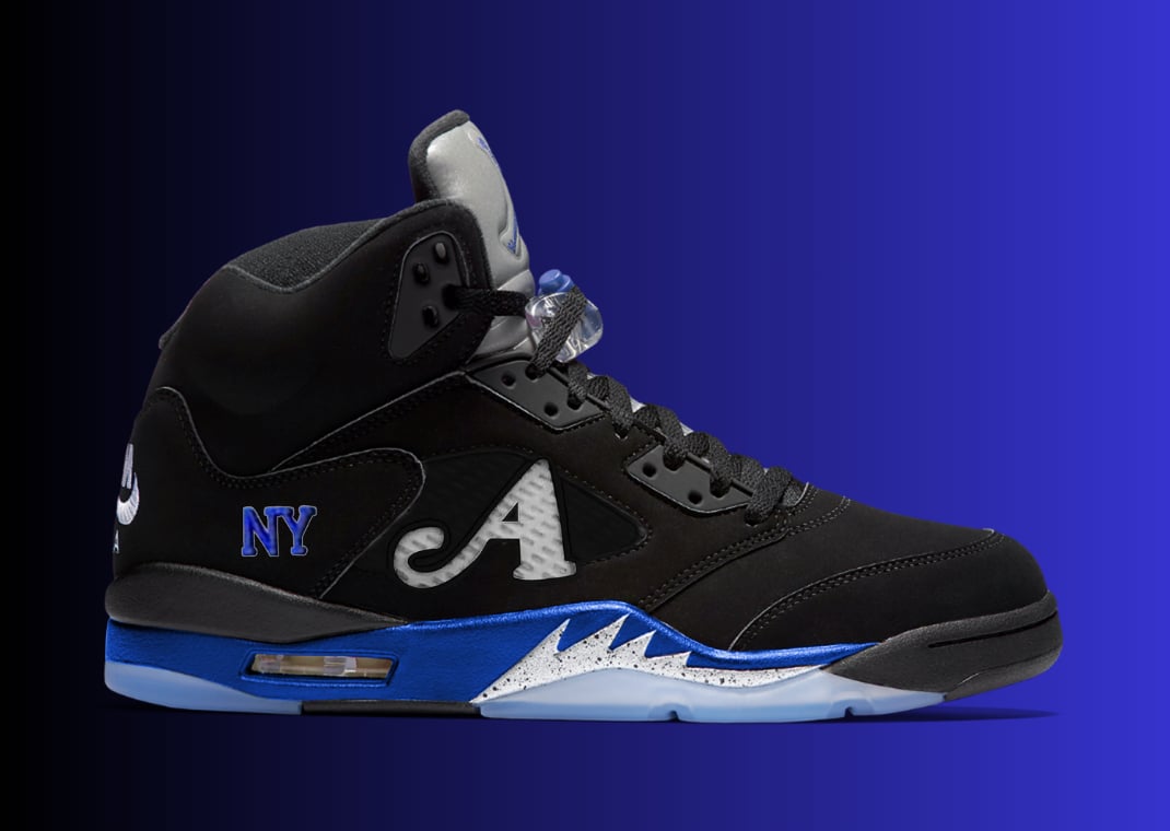 Awake NY x Air Jordan 5 Retro Black Racer Blue