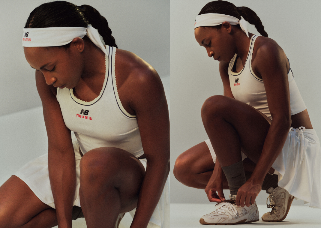 Coco Gauff Miu Miu New Balance Collab