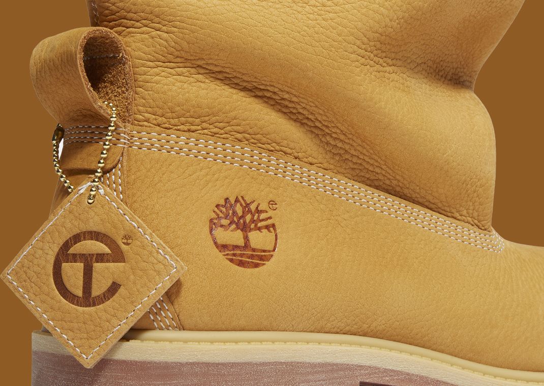 Telfar x Timberland Pull On Boot Mid Wheat - Heel Detail