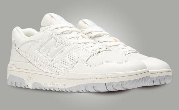 The New Balance 550 Goes Ultra-Clean in White Turtledove