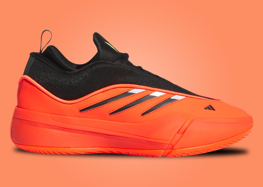 The adidas Dame 9 Solar Red Releases October 2024