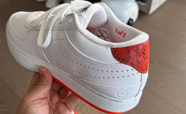 No, You Can’t Have a Pair of these Red Snakeskin Fragment x Nike Book 1s