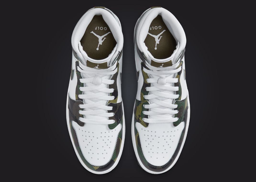 Air Jordan 1 High Golf Camo Top