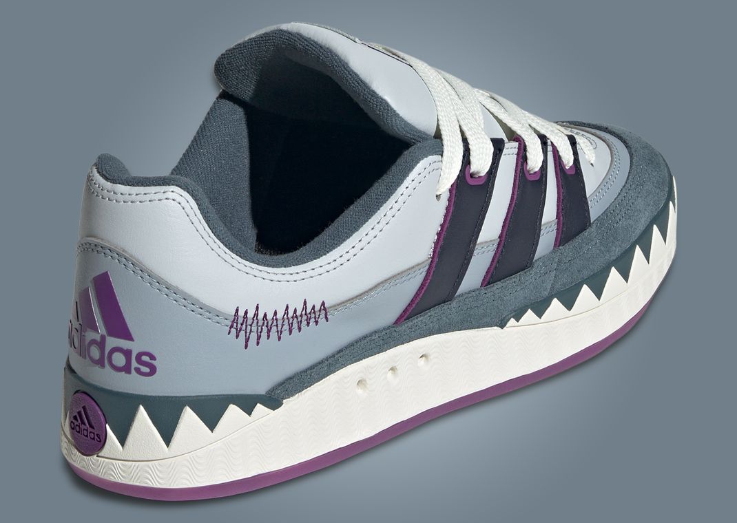 adidas Adimatic Halloween Grey Heel Angle