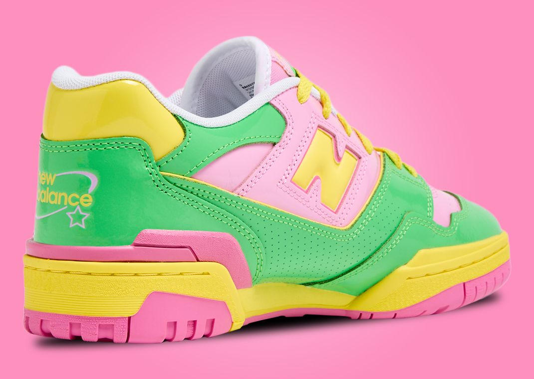 スニーカー New Balance Multicolor Leather 550 Sneakers The New Balance 550 Y2K Patent Leather Pack Releases in 2024