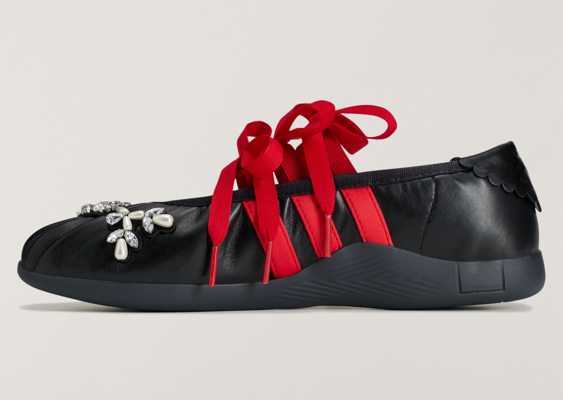 Simone Rocha x adidas Taekwondo Ballerina Black (W) - Medial
