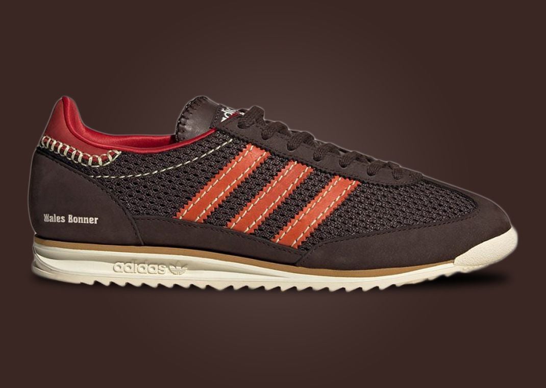 adidas SL76 Wales Bonner in Brown and Red