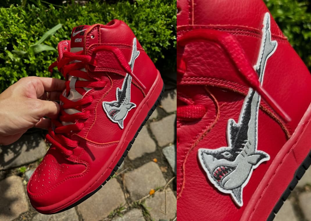 靴 Nike SB DUNK HIGH Oski Oski Nike SB Dunk High Shark White Release Info | Hypebeast