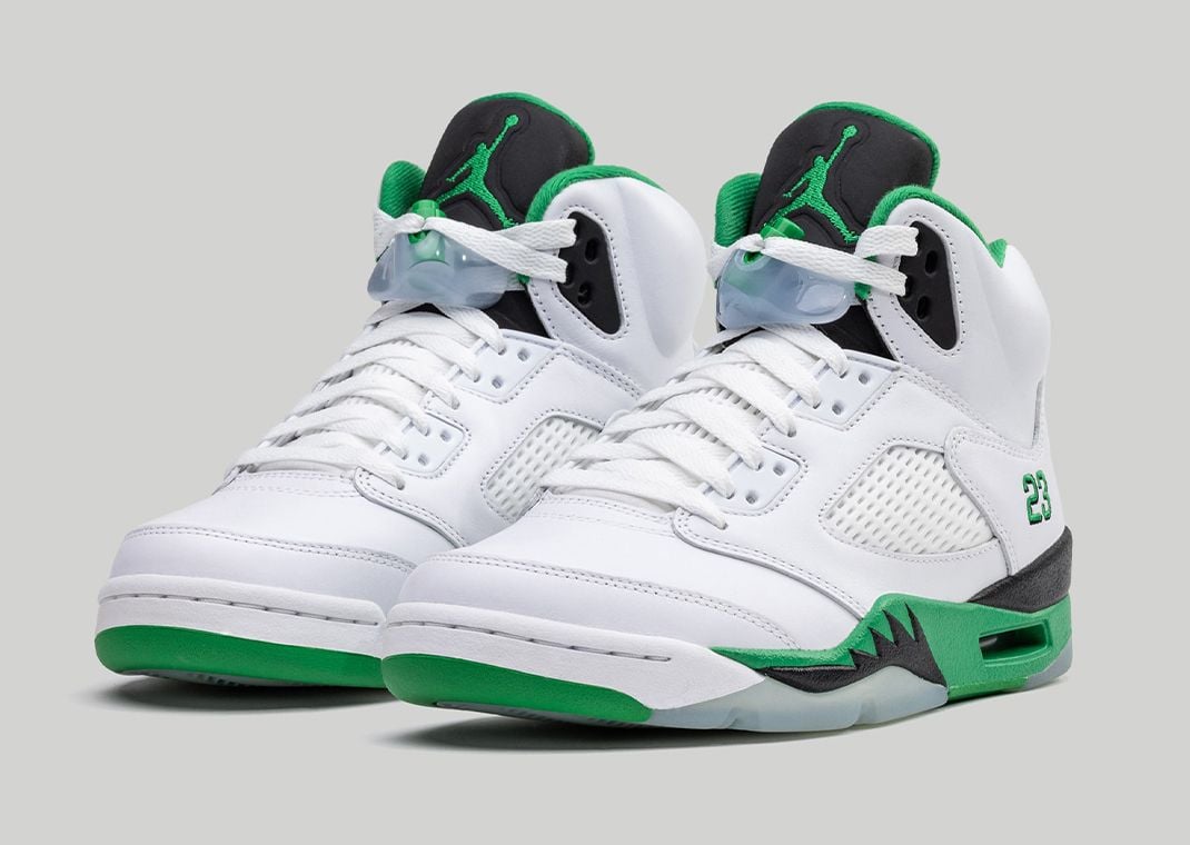 Air Jordan 5 Retro Lucky Green (W) Angle