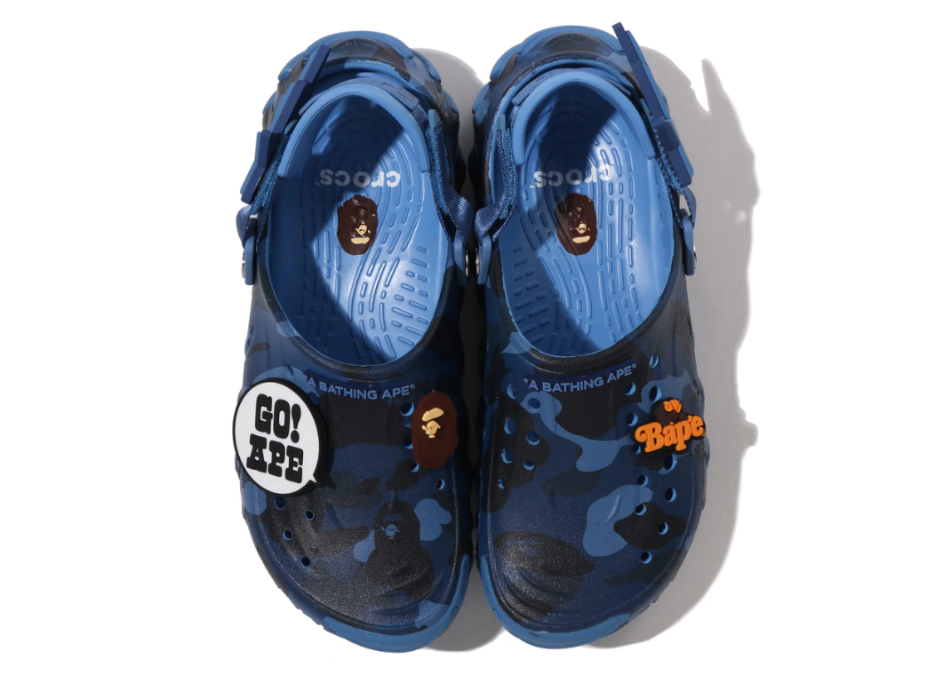 BAPE x Crocs Echo RO Clog Navy