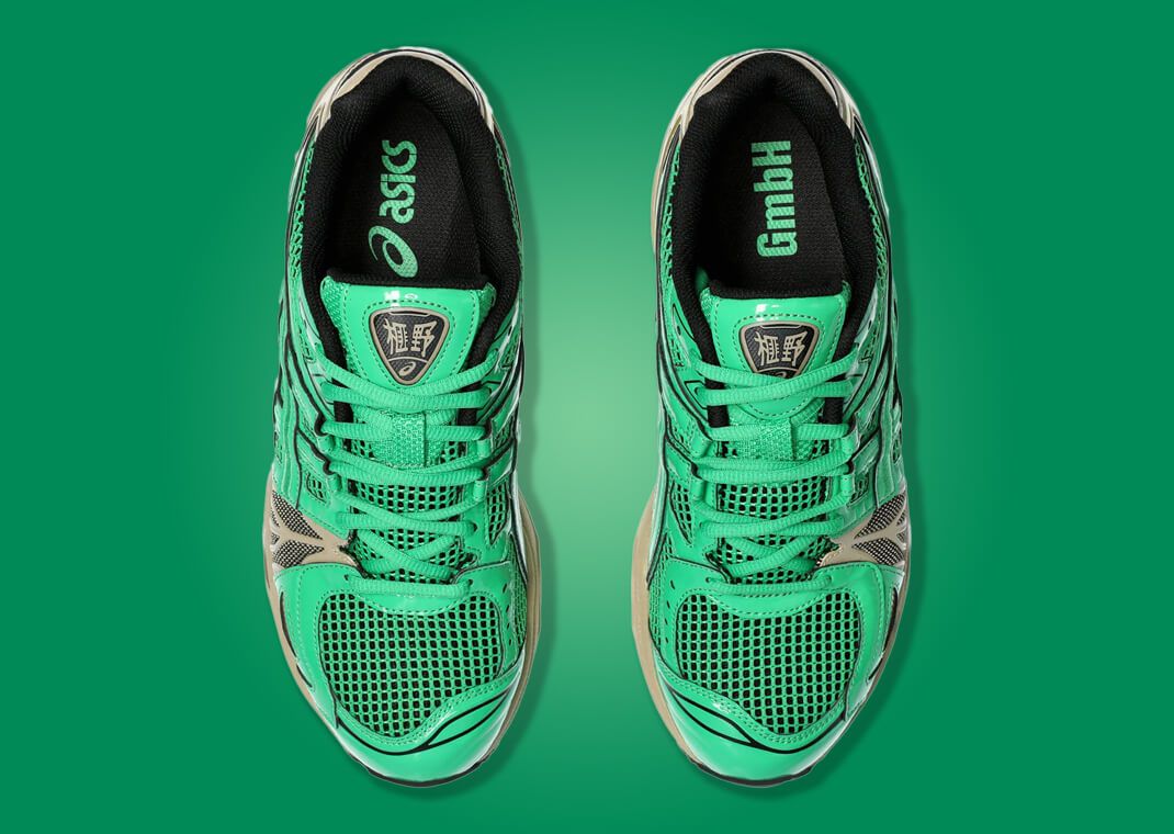 ASICS x GmbH ☆ Gel Kayano Legacy Green UNAFFECTED X GEL-KAYANO 14 | Unisex | Posy Green/Bottle