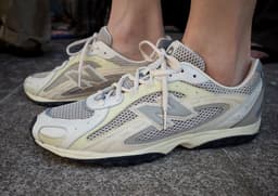 AURALEE x New Balance 204L Grey Angle