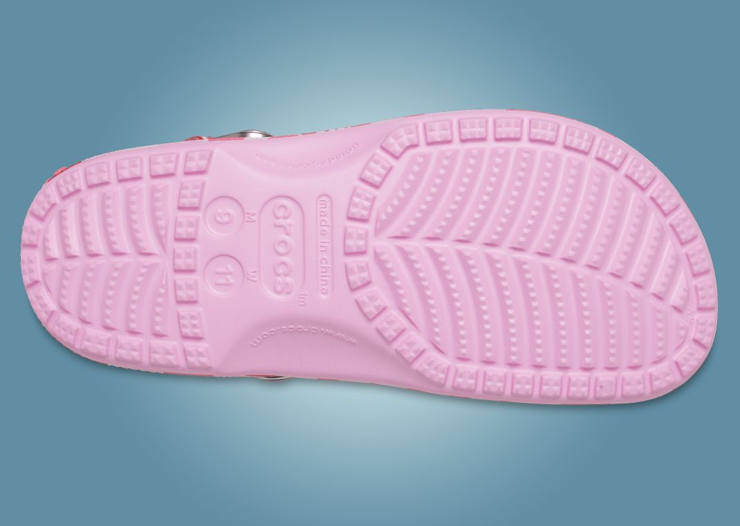 BAPE x Crocs Classic Clog ABC Camo Pink Outsole