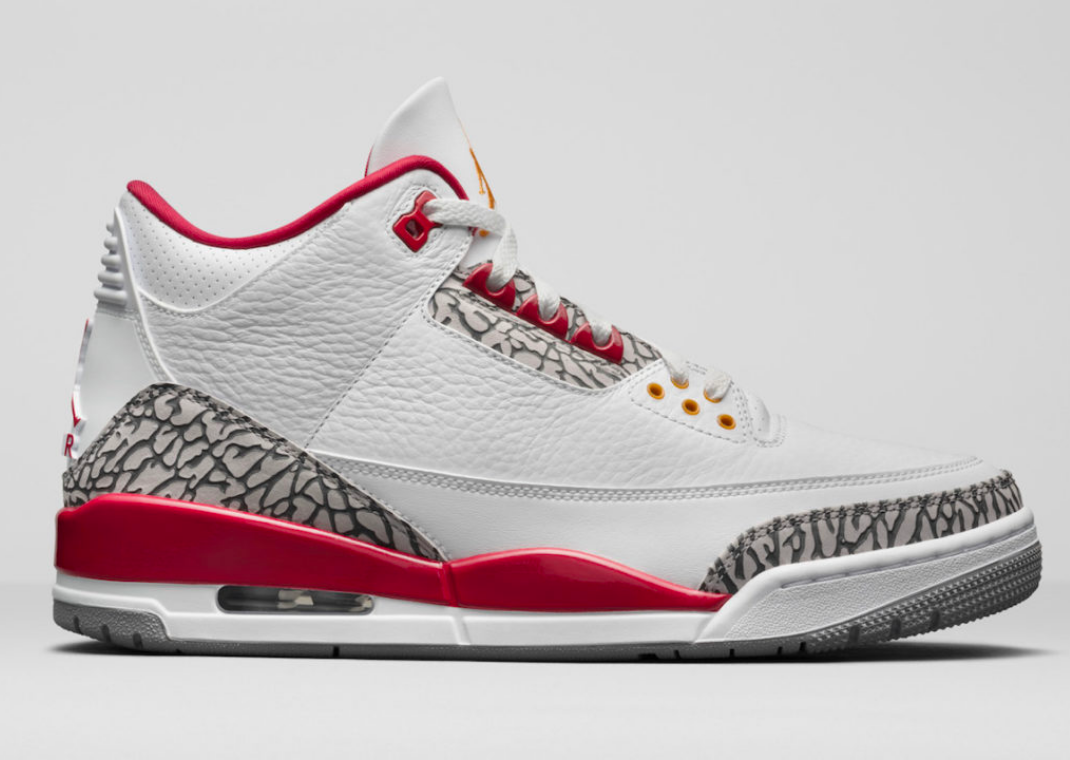 Jordan 3 Cardinal Red