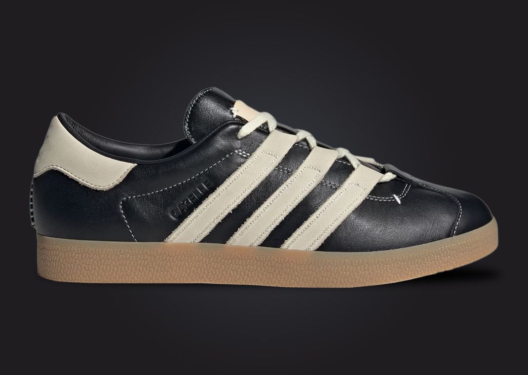 Foot Industry x adidas Gazelle Black Cream Lateral