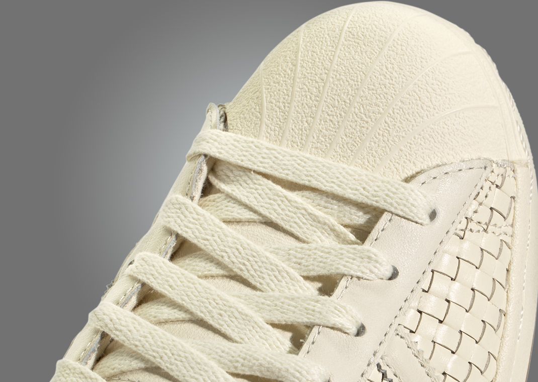 adidas Superstar Vintage Woven Cream White W Detail