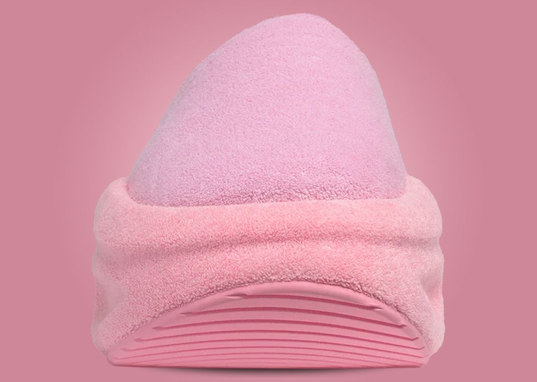 SKYLRK Chunky Mule Powder Pink Toe
