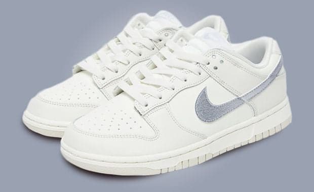 A Metallic Purple Swoosh Shines On This Nike Dunk Low