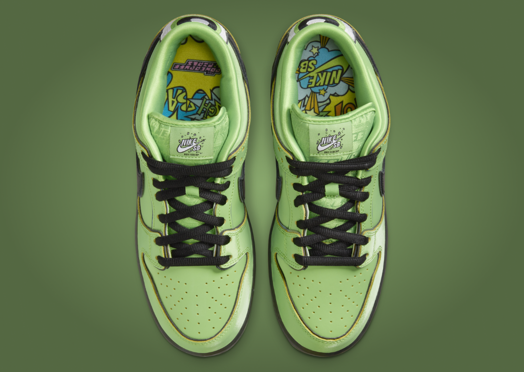 The Powerpuff Girls x Nike SB Dunk Low Pro QS Buttercup Top