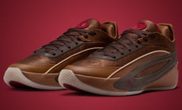 Jordan Luka 5 Year of the Horse Brings Detailed Brown Jacquard Print to Luka’s New Shoe