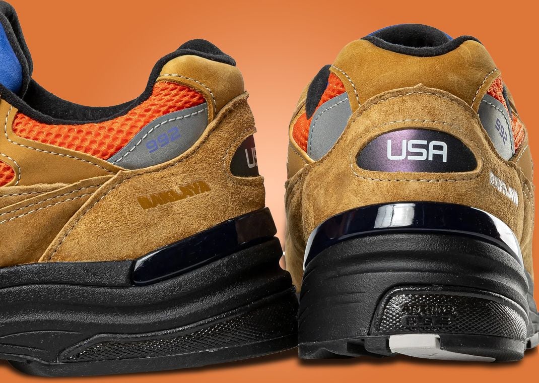 Action Bronson x New Balance 992 Made in USA Tiger Eye