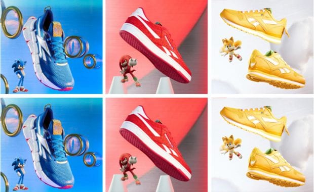 The Sonic the Hedgehog 3 x Reebok Collection Releases December 2024