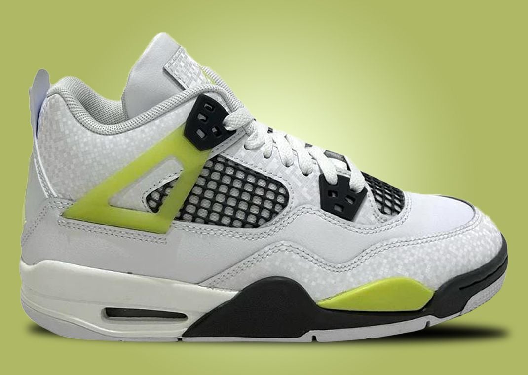 Air Jordan 4 Retro Light Lemon Twist (GS)