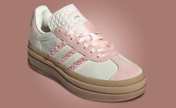 adidas Gazelle Bold Sandy Pink Ruffle Lace (W)