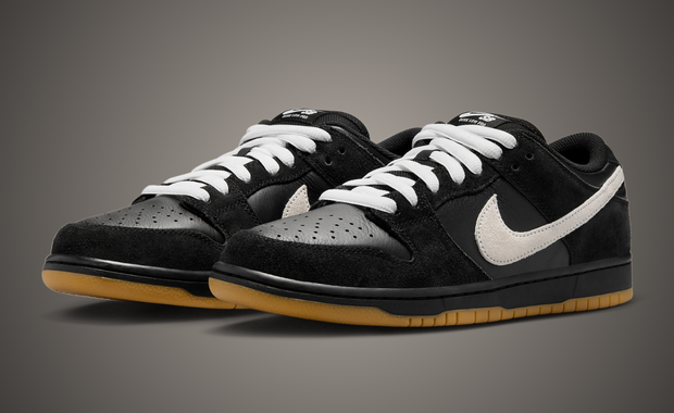 Nike SB Dunk Low Black White Gum