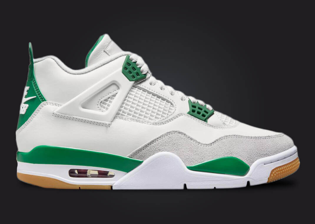 Nike SB x Air Jordan 4 Retro SP Pine Green (image via Nike)