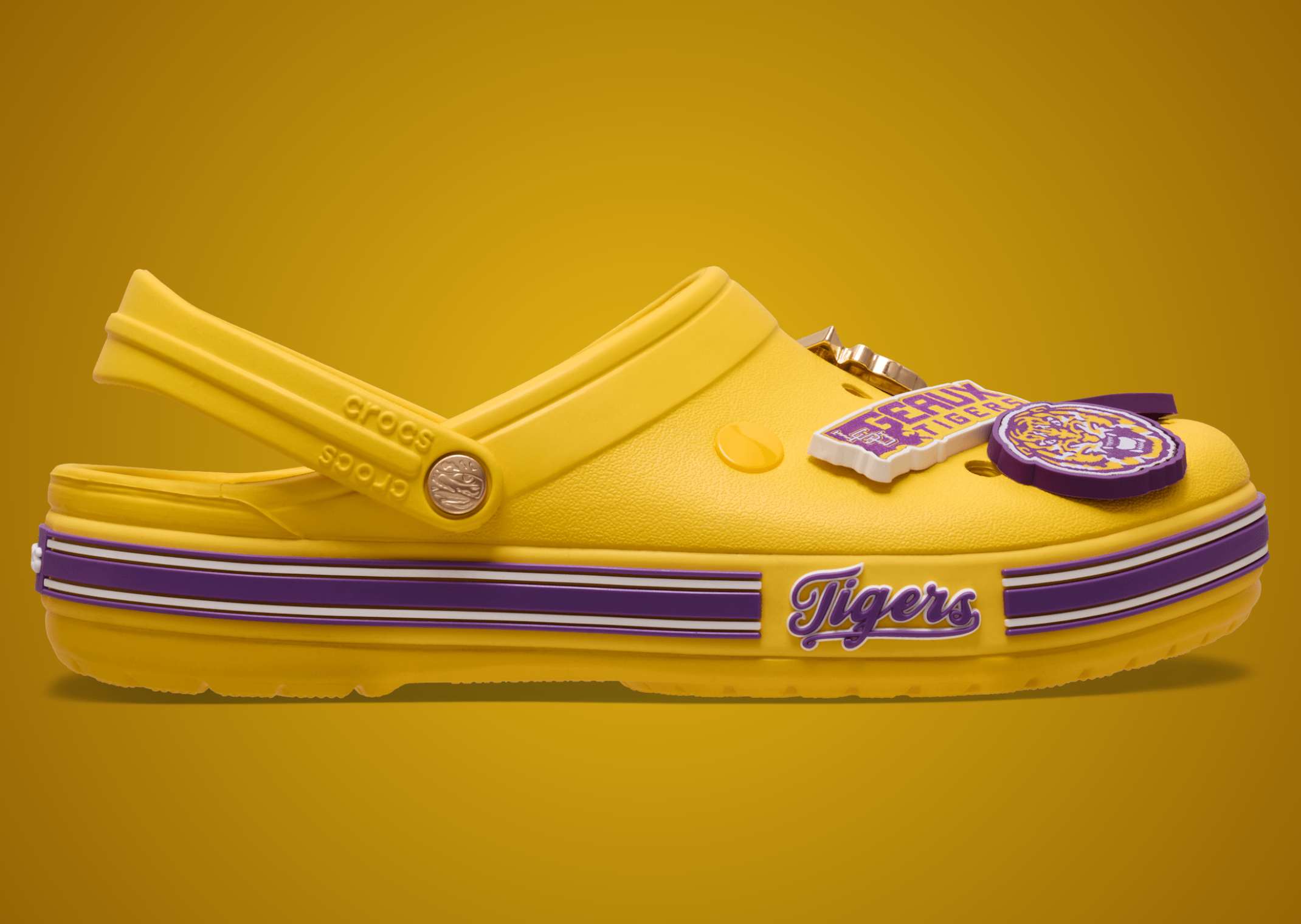 NCAA X Crocs Classic CrocBand LSU - Lateral